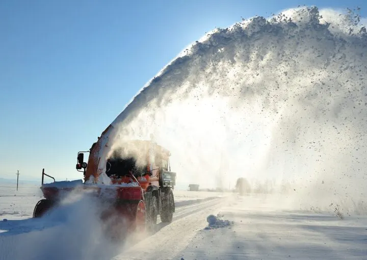 snow removal beautiful view