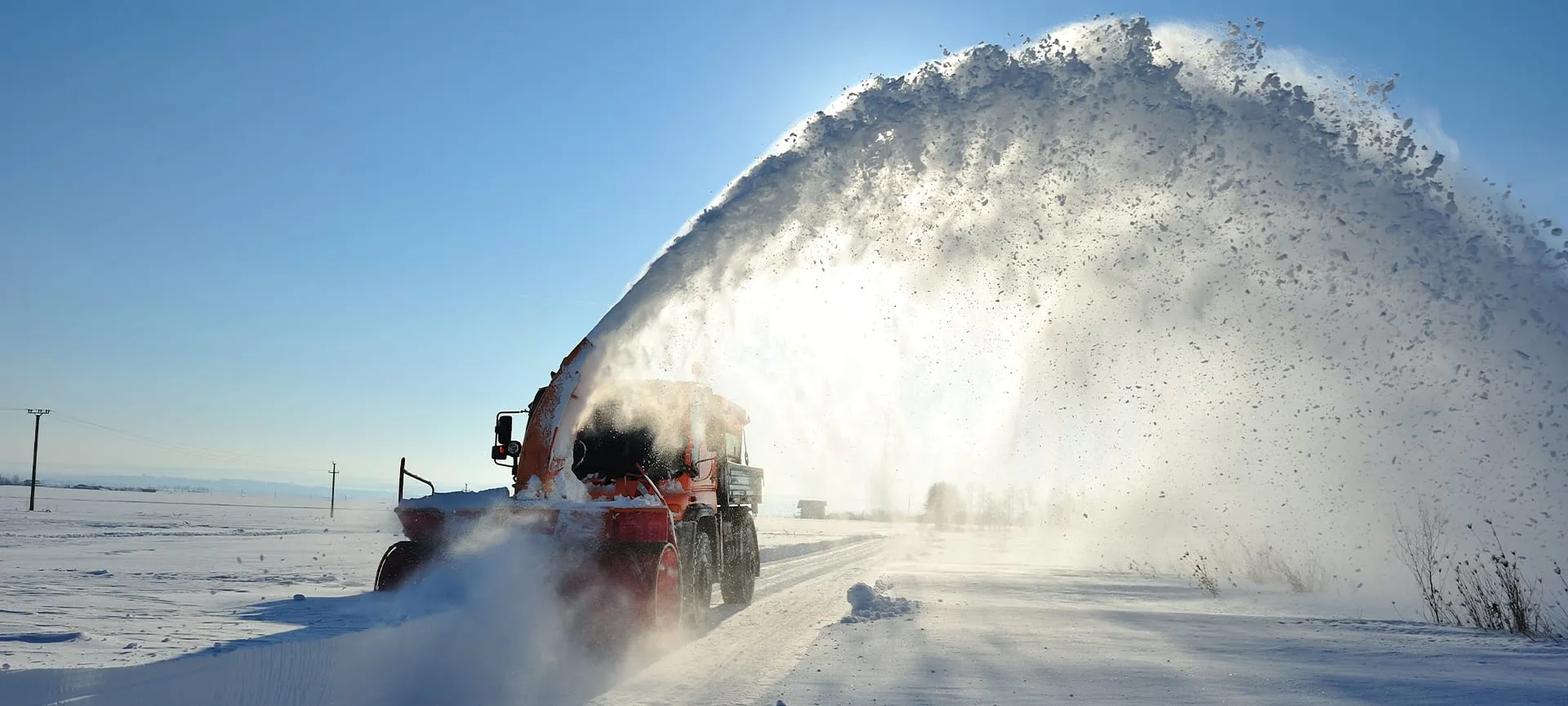 snow removal beautiful view