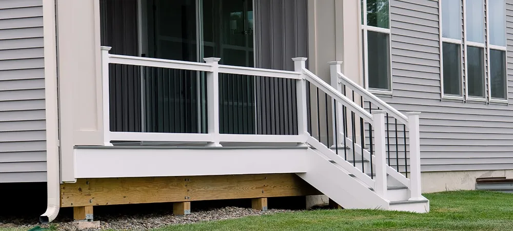 guardrails and stairway