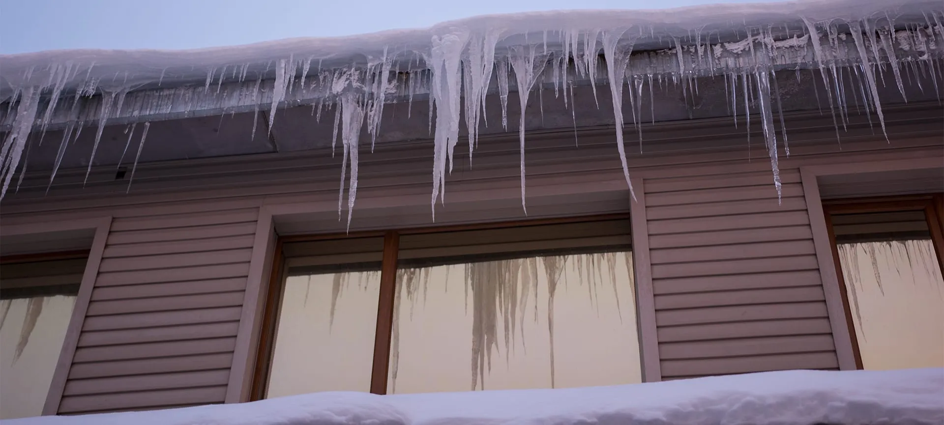 commercial property ice build up