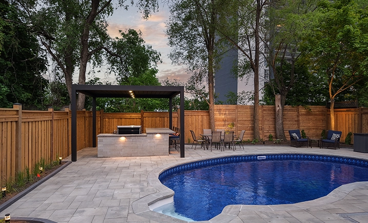 everything from the pool’s size