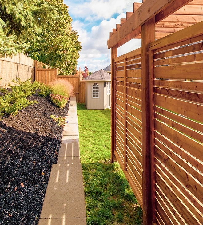 back view of carpentry and retaining wall back view of carpentry and retaining wall