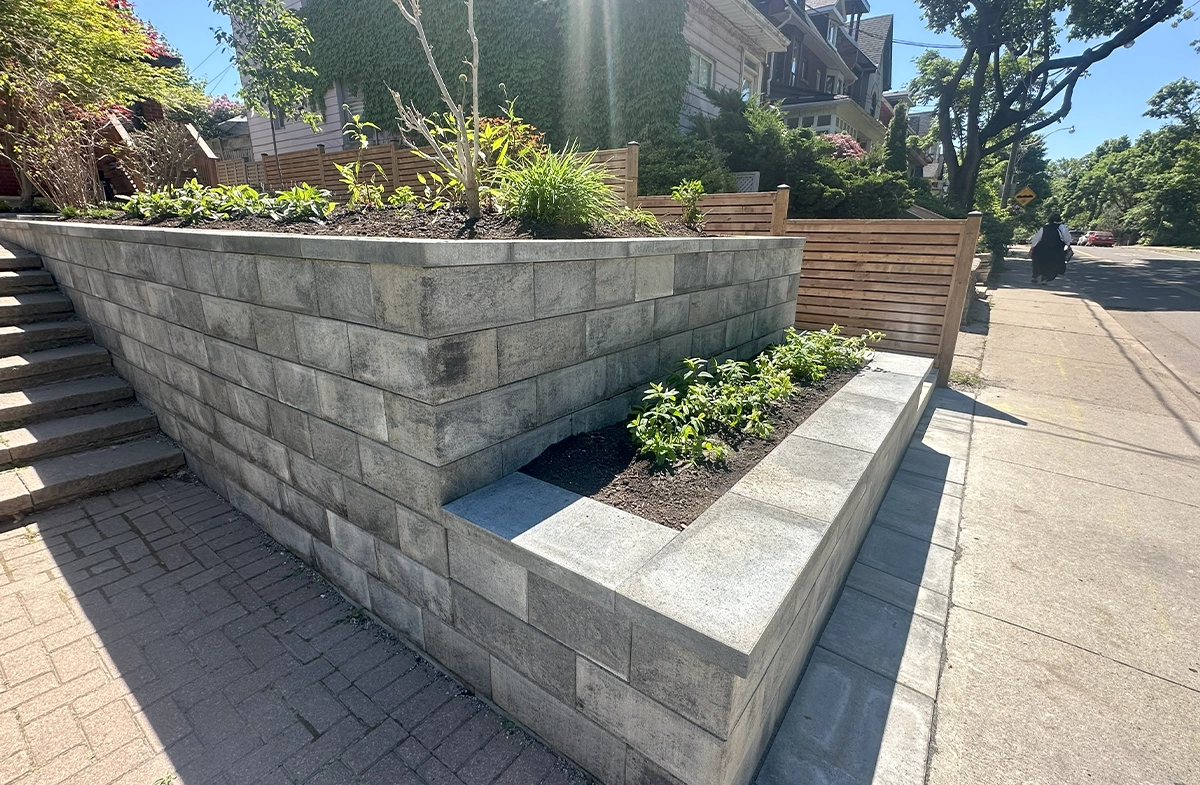 concrete block retaining wall concrete block retaining wall