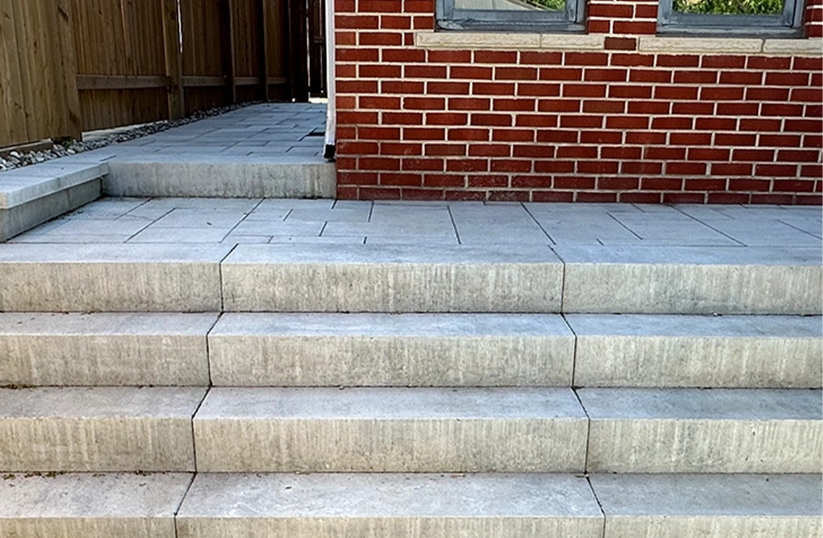 concrete steps