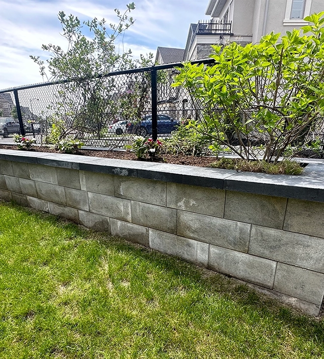 retaining wall image