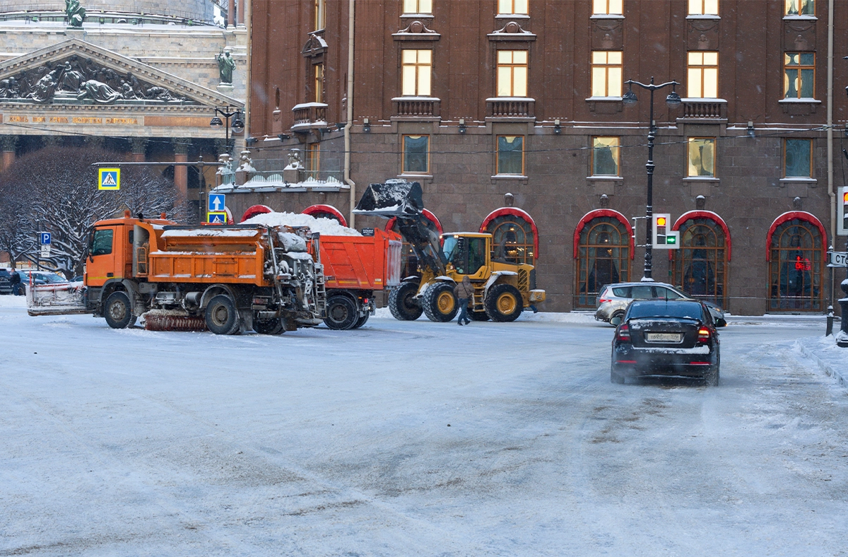 site snow well maintained