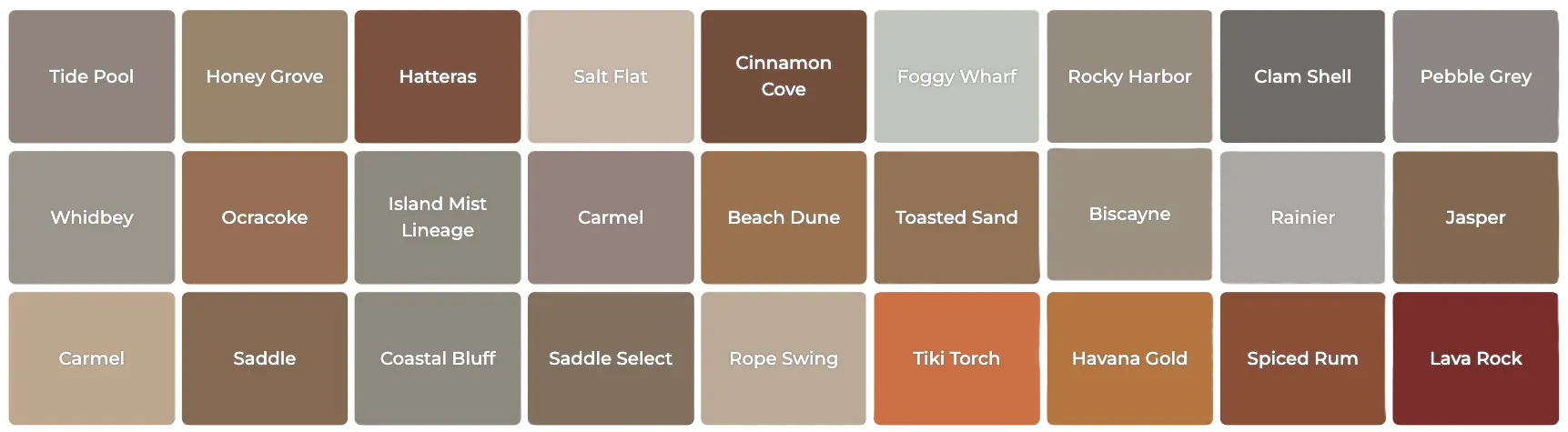 trex decking colors and styles