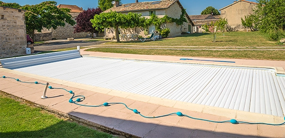 automatic pool cover image eight automatic pool cover covered full pool