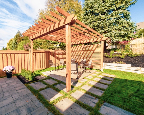 cabana image three side view of wooden cabana