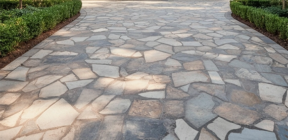 close up view of flagstone surface