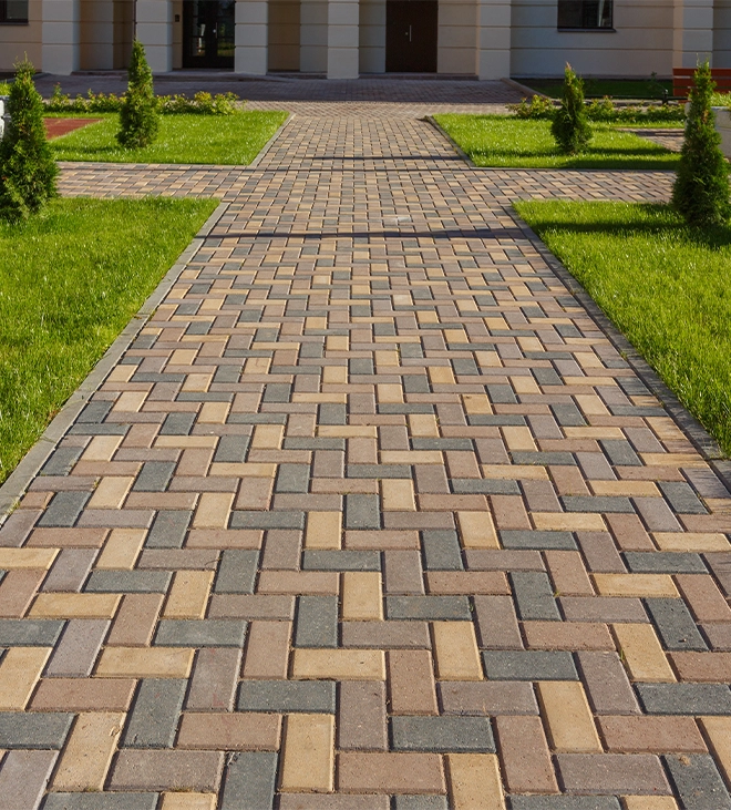 home front large multi colour interlocking walkway