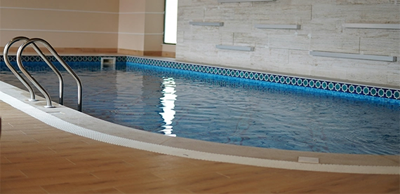 pool coping indoor pool