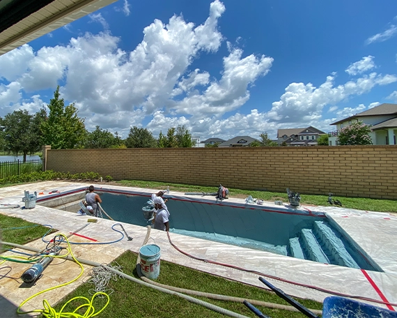 pool permit image one professional team working on pool construction