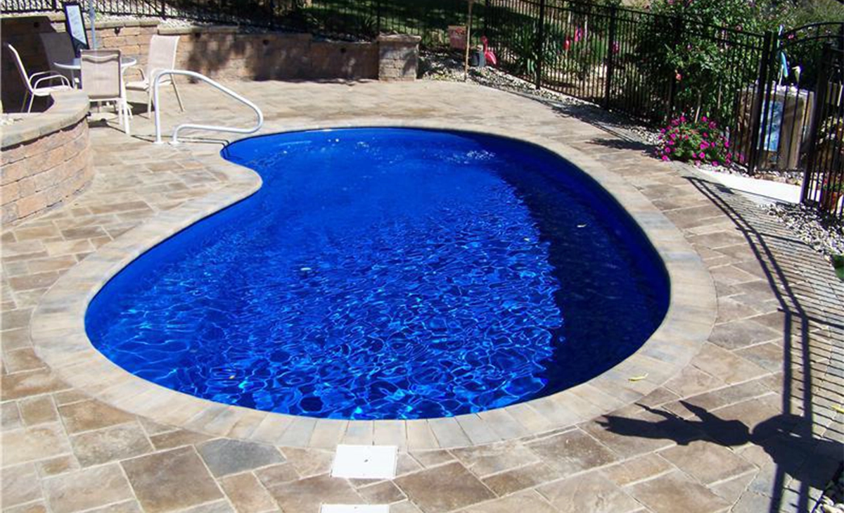 vinyl pool lining vinyl pool with lining coping, interlocking deck