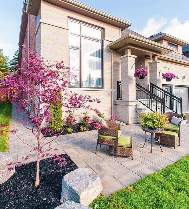 well designed walkways well designed walkway and patio, home front outdoor space