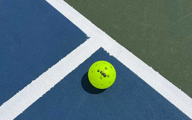 ball on sport court