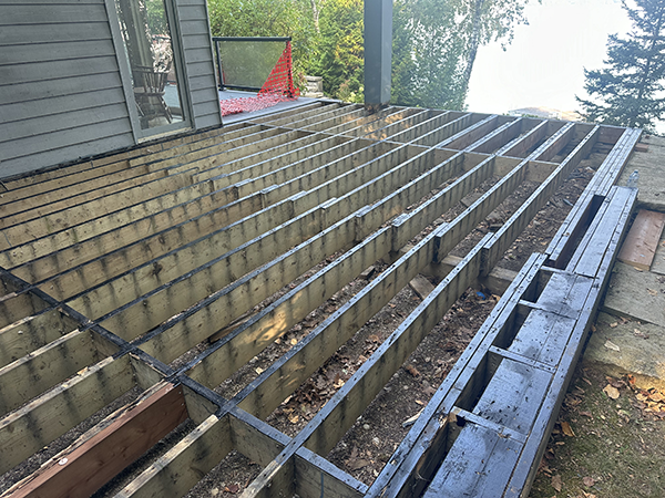 deck frame repair