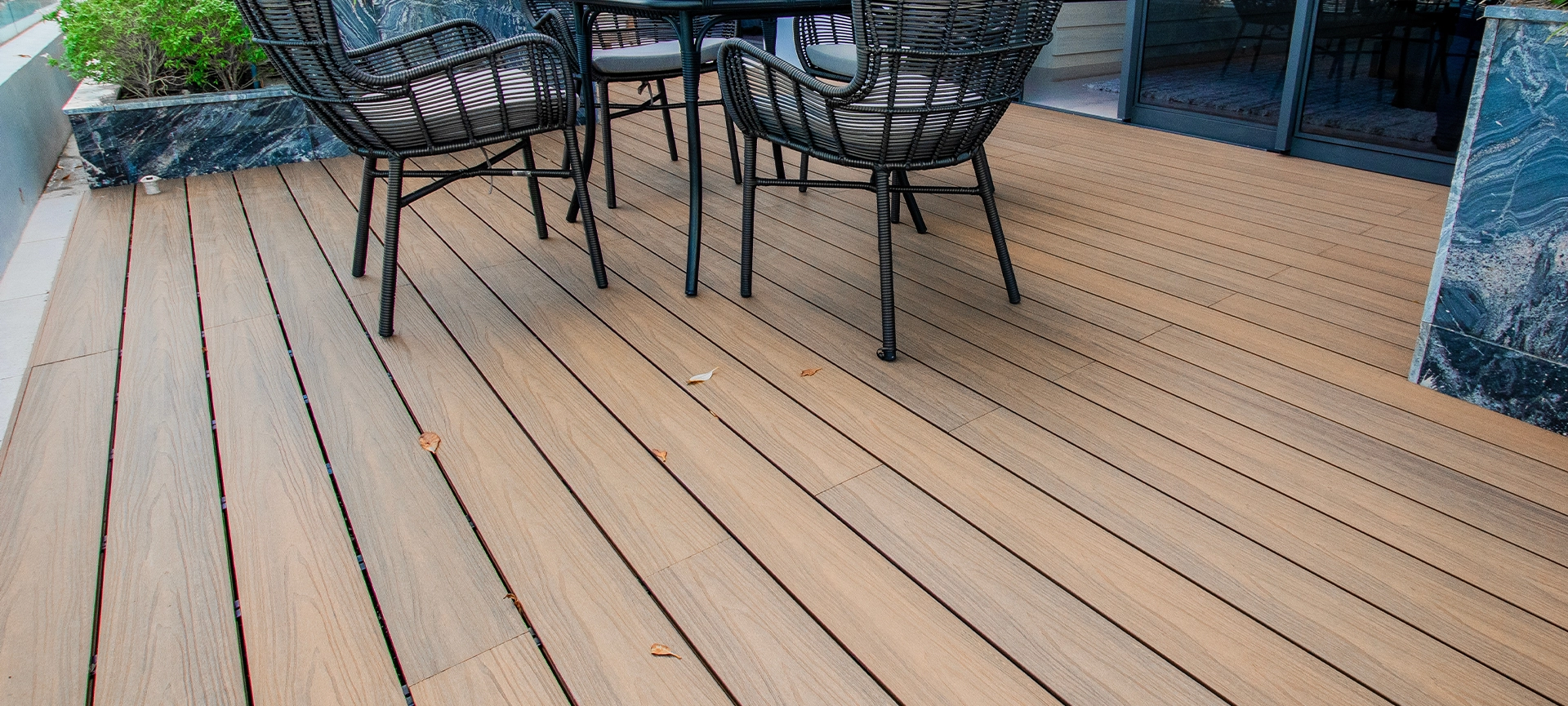 trex WPC decking floor wooden texture